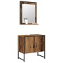 Set mit 2 Badezimmerschränken aus altem Holz von von , Badezimmermöbel - Ref: Foro24-3334327, Preis: 92,76 €, Rabatt: %
