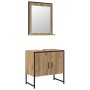 Juego de Mueble de Baño de 2 Piezas en Roble Artesanal de Madera Elaborada de , Muebles de baño - Ref: Foro24-3334328, Precio...
