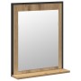 Juego de Mueble de Baño de 2 Piezas en Roble Artesanal de Madera Elaborada de , Muebles de baño - Ref: Foro24-3334328, Precio...