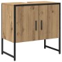 Juego de Mueble de Baño de 2 Piezas en Roble Artesanal de Madera Elaborada de , Muebles de baño - Ref: Foro24-3334328, Precio...