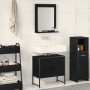 2-Piece Bathroom Cabinet Set in Engineered Wood Black Oak by , Bathroom furniture - Ref: Foro24-3334329, Price: 94,28 €, Disc...