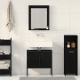 2-Piece Bathroom Cabinet Set in Engineered Wood Black Oak by , Bathroom furniture - Ref: Foro24-3334329, Price: 94,28 €, Disc...