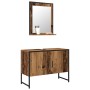 2-teiliges Badmöbel-Set aus Altholz und Holzwerkstoff | Foro24.es | Tu tienda online para hogar, jardín y más Foro24.es
