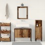Conjunto de Muebles de Baño de 2 Piezas de madera vieja y