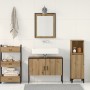 2-teiliges Badmöbel-Set aus handwerklichem Eichenholz | Foro24.es | Tu tienda online para hogar, jardín y más Foro24.es