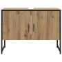 2-teiliges Badmöbel-Set aus handwerklichem Eichenholz | Foro24.es | Tu tienda online para hogar, jardín y más Foro24.es