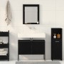2-Piece Bathroom Furniture Set in Black Oak Engineered Wood by , Bathroom furniture - Ref: Foro24-3334333, Price: 106,30 €, D...
