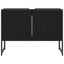 2-Piece Bathroom Furniture Set in Black Oak Engineered Wood by , Bathroom furniture - Ref: Foro24-3334333, Price: 106,30 €, D...