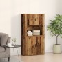 Altillo Madera Vieja 80x33x150 cm Madera Ingenierizada | Foro24.es | Tu tienda online para hogar, jardín y más Foro24.es