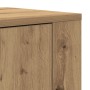 High Artisan Oak Cabinet 80x33x150 cm Processed Wood by , Sideboards - Ref: Foro24-3334337, Price: 144,96 €, Discount: %