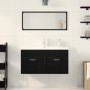 3-Piece Bathroom Furniture Set Black Oak Resistant Wood by , Bathroom furniture - Ref: Foro24-3334339, Price: 274,68 €, Disco...