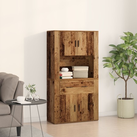 Old Wood Loft 80x33x150 cm Offset Wood by , Sideboards - Ref: Foro24-3334340, Price: 160,66 €, Discount: %