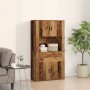Old Wood Loft 80x33x150 cm Offset Wood by , Sideboards - Ref: Foro24-3334340, Price: 160,66 €, Discount: %