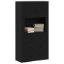Highboard Schwarze Eiche 80x33x150 cm Holz Made von , Sideboards - Ref: Foro24-3334345, Preis: 180,06 €, Rabatt: %
