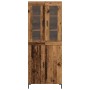 Sideboard with Wall Cabinet made of Old Wood and Engineered Wood by , Sideboards - Ref: Foro24-3334349, Price: 191,81 €, Disc...