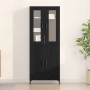 Konsole mit Wandschrank aus schwarzem Eichenholz von , Sideboards - Ref: Foro24-3334351, Preis: 196,25 €, Rabatt: -5%%