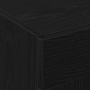 Konsole mit Wandschrank aus schwarzem Eichenholz von , Sideboards - Ref: Foro24-3334351, Preis: 196,25 €, Rabatt: -5%%