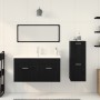 4-Piece Black Oak and Manufactured Wood Bathroom Furniture Set by , Bathroom furniture - Ref: Foro24-3334353, Price: 394,12 €...