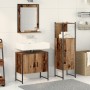 3-piece bathroom furniture set in old wood and composite wood by , Bathroom furniture - Ref: Foro24-3334357, Price: 146,75 €,...