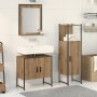 3-teiliges Badmöbel-Set aus ausgewogener Holz-Artisan-Eiche von , Badezimmermöbel - Ref: Foro24-3334358, Preis: 155,85 €, Rab...