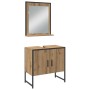 3-teiliges Badmöbel-Set aus ausgewogener Holz-Artisan-Eiche von , Badezimmermöbel - Ref: Foro24-3334358, Preis: 155,85 €, Rab...