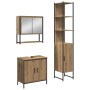 3-Piece Bathroom Furniture Set in Artisan Oak Wood by , Bathroom furniture - Ref: Foro24-3334361, Price: 180,69 €, Discount: %