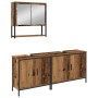 3-teiliges Badmöbel-Set aus altem Holzwerkstoff von , Badezimmermöbel - Ref: Foro24-3334364, Preis: 172,67 €, Rabatt: %