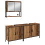 3-teiliges Badmöbel-Set aus altem Holzwerkstoff von , Badezimmermöbel - Ref: Foro24-3334364, Preis: 172,67 €, Rabatt: %