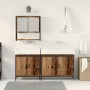 3-teiliges Badmöbel-Set aus altem Holzwerkstoff von , Badezimmermöbel - Ref: Foro24-3334364, Preis: 172,67 €, Rabatt: %