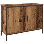 3-Piece Bathroom Furniture Set in Old Engineered Wood by , Bathroom furniture - Ref: Foro24-3334364, Price: 172,67 €, Discoun...
