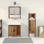 3-Piece Bathroom Furniture Set in Old Wood and Engineered Wood by , Bathroom furniture - Ref: Foro24-3334367, Price: 167,55 €...