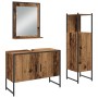 3-Piece Bathroom Furniture Set in Old Wood by , Bathroom furniture - Ref: Foro24-3334374, Price: 159,25 €, Discount: %