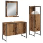 3-Piece Bathroom Furniture Set in Old Wood by , Bathroom furniture - Ref: Foro24-3334374, Price: 159,25 €, Discount: %