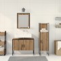 Juego de Muebles de Baño de 3 Piezas en Madera Ingenierizada de