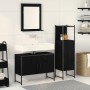 3-teiliges Badmöbel-Set aus schwarzem Eichenholz | Foro24.es | Tu tienda online para hogar, jardín y más Foro24.es
