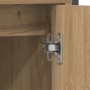3-teiliges Badmöbel-Set aus handgefertigter Eiche aus bearbeitetem Holz von , Badezimmermöbel - Ref: Foro24-3334377, Preis: 1...