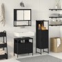 3-teiliges Badmöbel-Set aus schwarzer Eiche, Holzwerkstoff von , Badezimmermöbel - Ref: Foro24-3334378, Preis: 155,78 €, Raba...