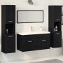 5-teiliges Badmöbel-Set aus schwarzem Eichenholz von , Badezimmermöbel - Ref: Foro24-3334379, Preis: 474,90 €, Rabatt: %