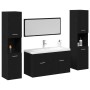 5-teiliges Badmöbel-Set aus schwarzem Eichenholz von , Badezimmermöbel - Ref: Foro24-3334379, Preis: 474,90 €, Rabatt: %