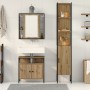 3-piece vanity set in smoked engineered wood oak by , Bathroom furniture - Ref: Foro24-3334394, Price: 176,10 €, Discount: %