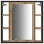 3-piece vanity set in smoked engineered wood oak by , Bathroom furniture - Ref: Foro24-3334394, Price: 176,10 €, Discount: %