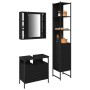 Conjunto de tocador de 3 piezas en color gris sonoma de madera de , Muebles de baño - Ref: Foro24-3334395, Precio: 186,57 €, ...