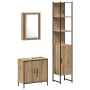 3-Piece Bathroom Furniture Set in Artisan Oak Wood by , Bathroom furniture - Ref: Foro24-3334400, Price: 172,69 €, Discount: %
