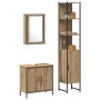 3-Piece Bathroom Furniture Set in Artisan Oak Wood by , Bathroom furniture - Ref: Foro24-3334400, Price: 172,69 €, Discount: %
