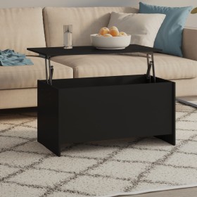 Couchtisch aus schwarzem Sperrholz, 102 x 55,5 x 52,5 cm von vidaXL, Couchtisch - Ref: Foro24-809666, Preis: 70,59 €, Rabatt: %