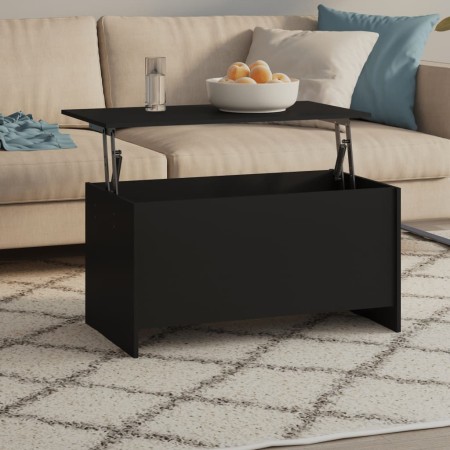Couchtisch aus schwarzem Sperrholz, 102 x 55,5 x 52,5 cm von vidaXL, Couchtisch - Ref: Foro24-809666, Preis: 70,51 €, Rabatt: %