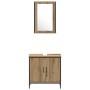 3-Piece Bathroom Furniture Set in Artisan Oak Wood by , Bathroom furniture - Ref: Foro24-3334400, Price: 172,69 €, Discount: %