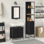 3-teiliges Badmöbel-Set aus schwarzem Eichenholz | Foro24.es | Tu tienda online para hogar, jardín y más Foro24.es