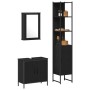 3-teiliges Badmöbel-Set aus schwarzem Eichenholz | Foro24.es | Tu tienda online para hogar, jardín y más Foro24.es