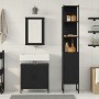 3-teiliges Badmöbel-Set aus schwarzem Eichenholz | Foro24.es | Tu tienda online para hogar, jardín y más Foro24.es